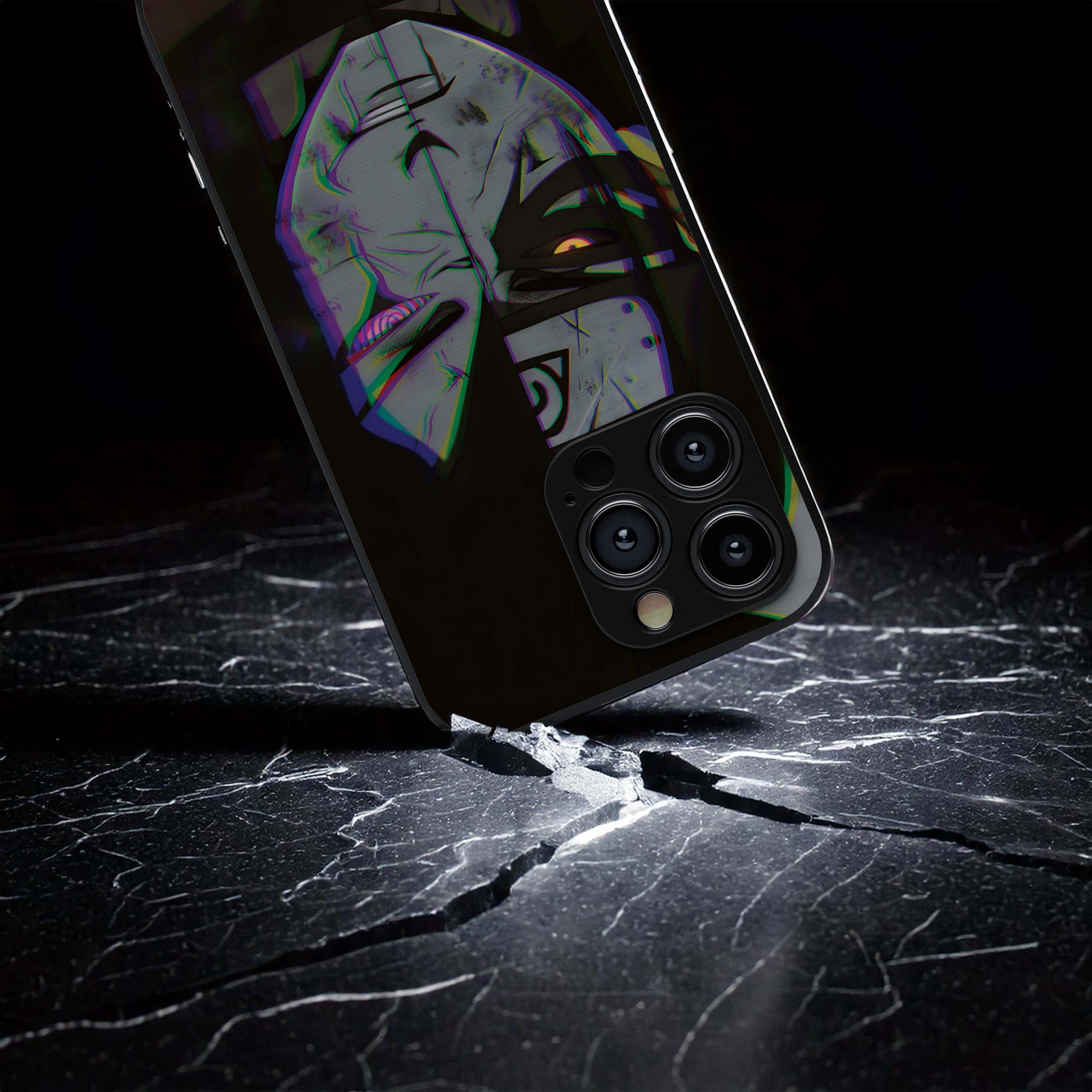 Hashirama vs Madara Fight Metal/Glass Hybrid Case