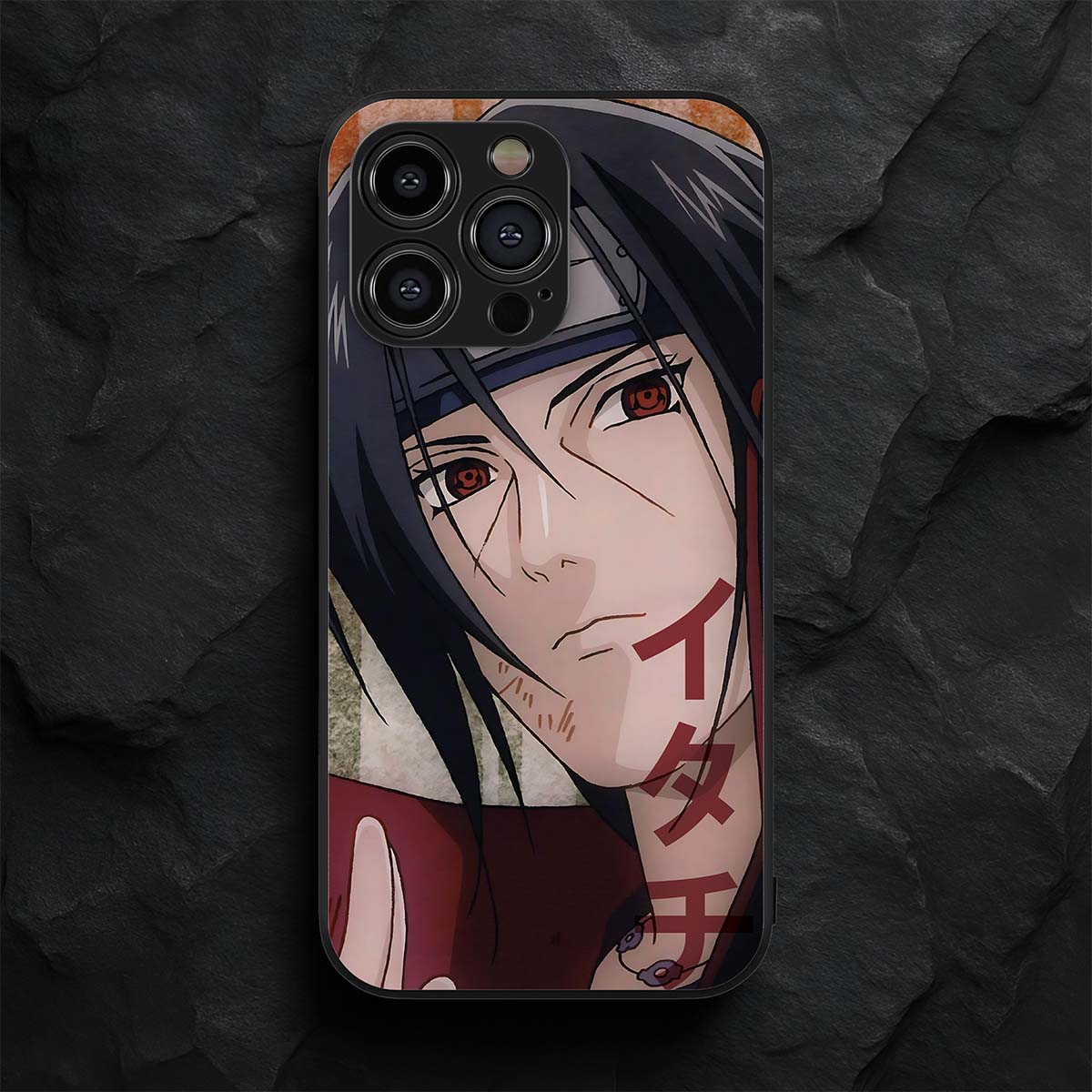 Itachi Uchiha Metal/Glass Hybrid Case