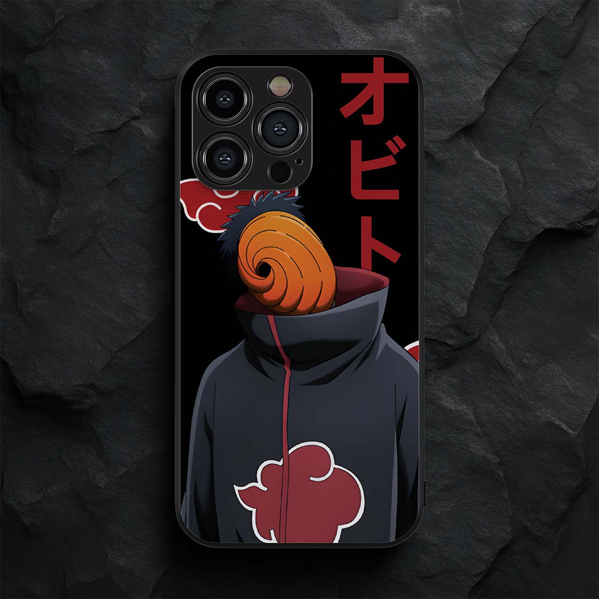 Obito Akatsuki Metal/Glass Hybrid Case