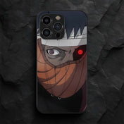 Obito Broken Mask Sharingan Metal/Glass Hybrid Case