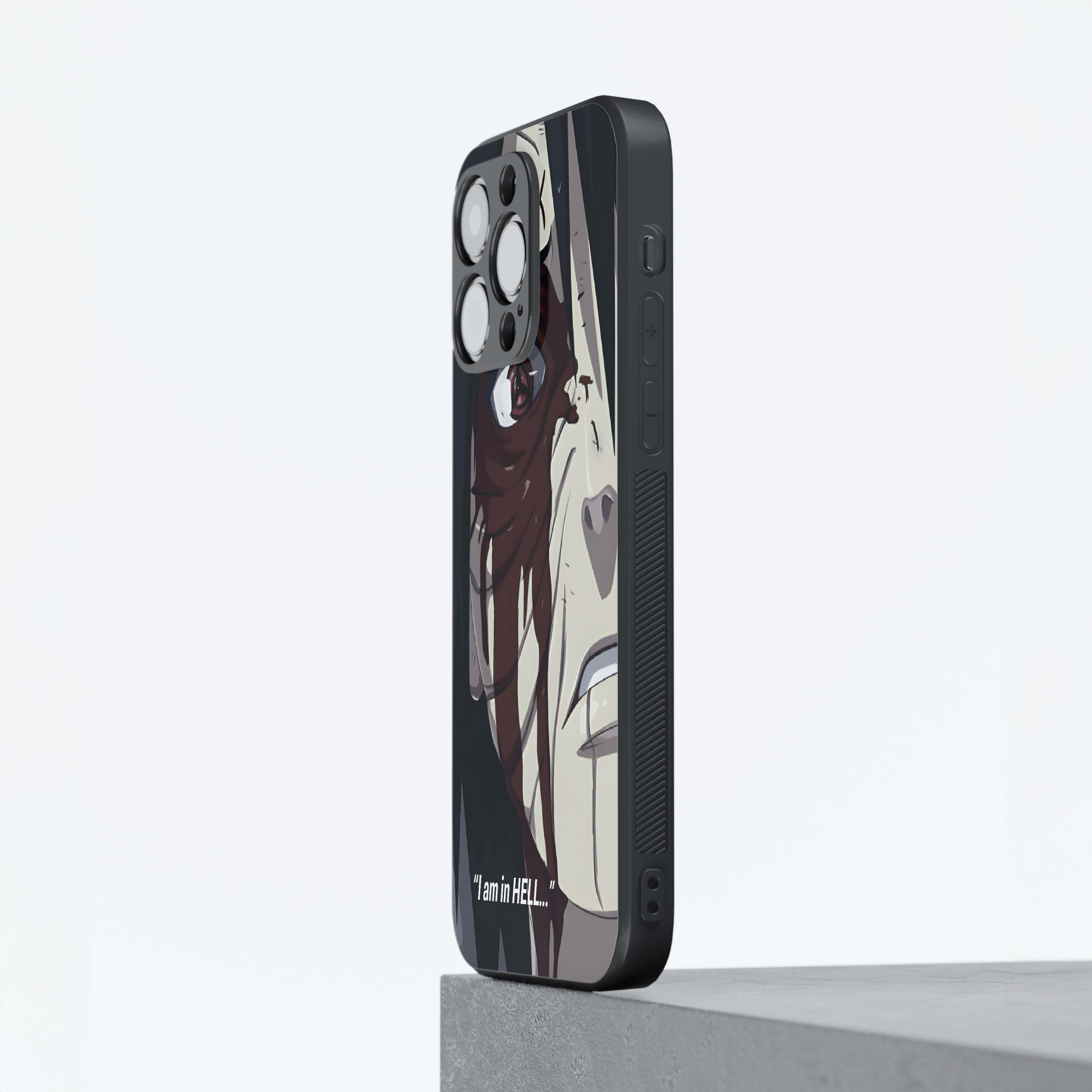 Obito I Am in Hell Metal/Glass Hybrid Case